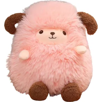 plyšák PlushThis Roztomilá ovečka Růžová 33cm
