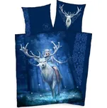 Povlečení Anne Stokes Jelen Bavlna, 140/200, 70/90 cm