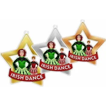 Poháry Bauer Akrylátová medaile MDASTARM43 | Tanec