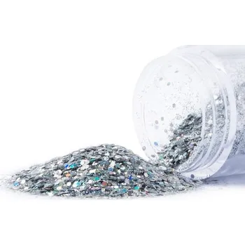 Glitter třpytky 5g stříbrné