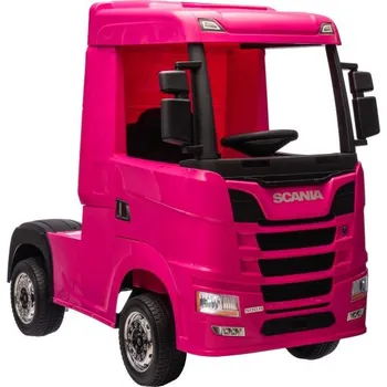 Dětské elektrovozidlo LEAN CARS Dětské Elektrické Auto Scania 500R HL698 Růžové 4x4