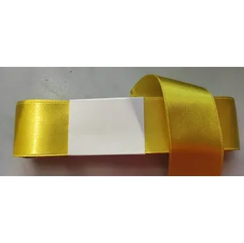 Stuha Stuha atlasová oboulící 20 mm návin 10 metrů - 125 žlutá