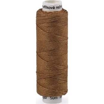 Nit Nitě lněné knoflíkové návin 50 METRŮ - 716 Antique Bronze