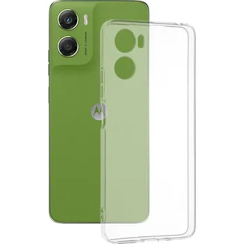 Pouzdro na mobilní telefon Techsuit silikonové pouzdro Motorola Moto G06 průhledné