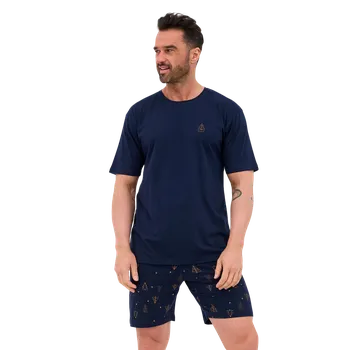 Pánské oblečení Pánské krátké pyžamo Cornette 326/297 Night XL Modrá