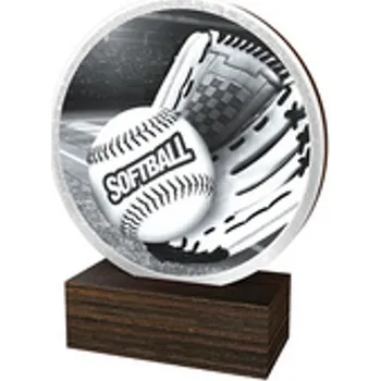 Poháry Bauer Dřevěná plaketa TFRW716 | Softball