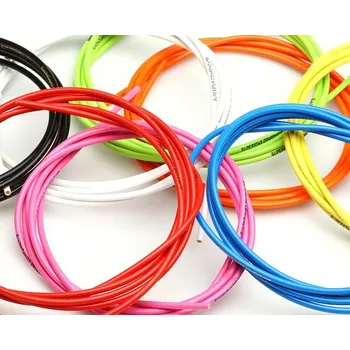 Lanko pro jízdní kolo Bowden řadící barevný 1m - Reflexní oranžový