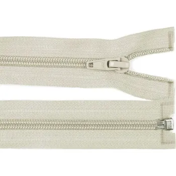 Galanterie Spirálový zip šíře 5 mm délka 80 cm (bundový) POL - 310 šedobéžová