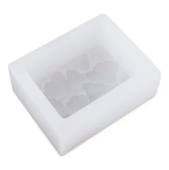 Silikonová forma na odlévání mýdlové hmoty lístek Ginkgo biloby