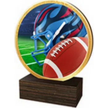 Poháry Bauer Dřevěná plaketa TFRW521 | Americký fotbal