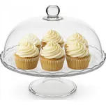 Skleněný podnos Rosemary na noze s…