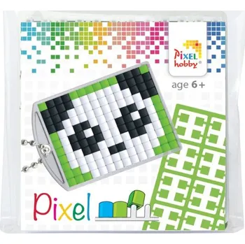kreativní sada Pixelhobby Pixel klíčenka panda nebo mýval