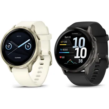 Hodinky Garmin Venu 4 - 41 mm, Lunar Gold / Bone + Venu 4 - 45 mm, Slate / Black Bundle