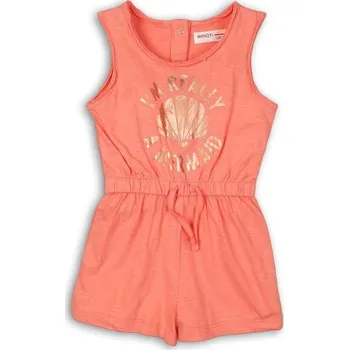 Kojenecká kombinéza Overal dívčí bavlněný, Minoti, TG PLAYSUIT 1, růžová - 92/98 | 2/3let