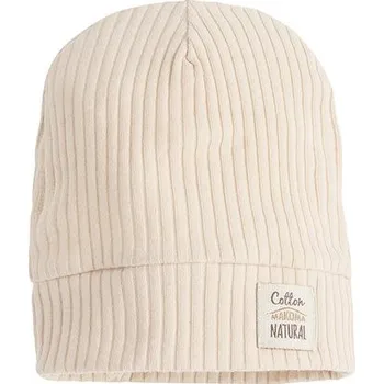 Kojenecké oblečení Makoma Čepička Harmony BÉŽOVÁ - 56