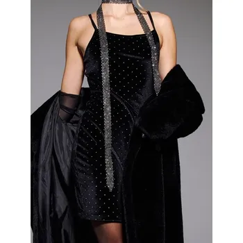 Dámské šaty Sinsay - Minišaty - černá - 555CC-99X - 555CC-99X-XS-1