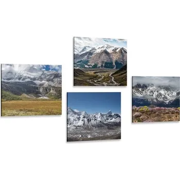 Obraz Dovido Set obrazů pro milovníky hor