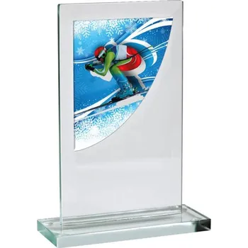 Poháry Bauer Skleněná trofej CRS3061M18 | Sjezdové lyžování