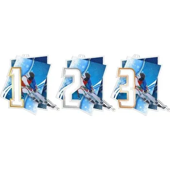 Poháry Bauer Akrylátová medaile MDAS0017M2 | Sjezdové lyžování