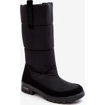 Dámská zimní obuv Boto Dámské zateplené sněhule Progress PROGJ-22-136 Barva: Černá, Velikost: 40