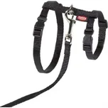 Nobby XL set černý postroj + vodítko pro velkou kočku