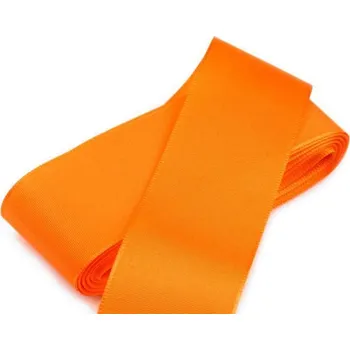 Stuha Stuha taftová šíře 40 mm návin 10 m - 211 oranžová