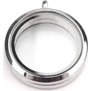 Brož Otevírací medailon 30 mm - 1 platina