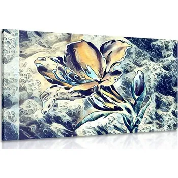 Obraz Dovido Obraz abstraktní umělecký květ