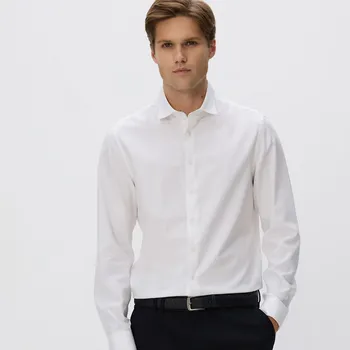 Pánská košile Reserved - Košile slim fit z egyptské bavlny - bílá - 119GT-00X - 119GT-00X-L