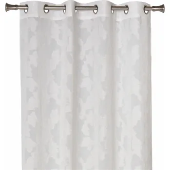 Sprchový závěs Denní závěs Domoletti PILEA, bílá, 140 cm x 260 cm