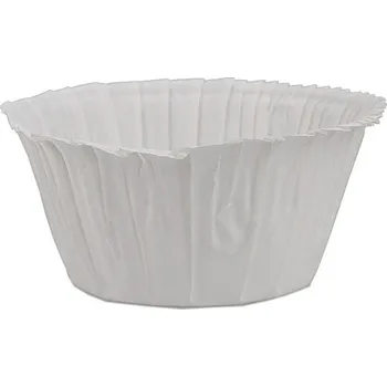 Formička Pečící košíčky na muffiny samonosné - bílé 50 ks -