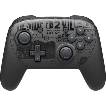 Herní konzole Nintendo Switch 2 Pro Controller Resident Evil Černošedá
