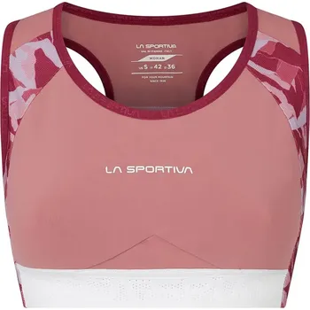 Dámská móda Dámské triko krátký rukáv LA SPORTIVA Hover Top W, Blush/Red Plum - L