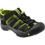 dětské sandály KEEN Newport H2 K black/lime green - 29