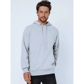 Pánská mikina Buďchlap Jednoduchá mikina v šedé barvě