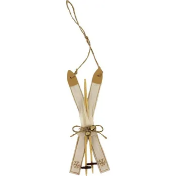 Vánoční dekorace Dekorační lyže D3154/1 - 8cm
