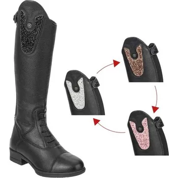 Jezdecká obuv Jezdecké boty vysoké Suedwind Nova Kids kožené