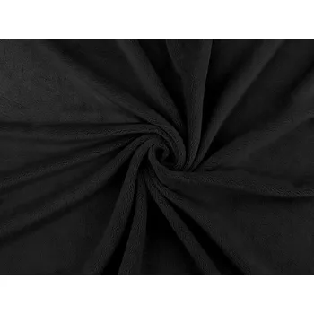 Minky hladké / jemný plyš SAN METRÁŽ - 9 (39) černá