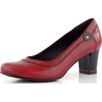 Dámské lodičky Barton lodičky červené/černé 2414 - 39 | P619153