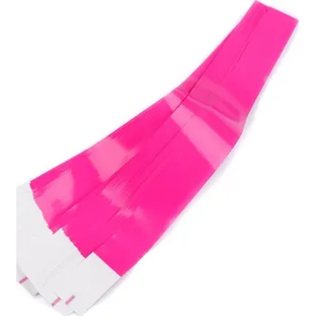 Náramek Festivalový identifikační náramek na ruku voděodolný 100 ks - 2 pink