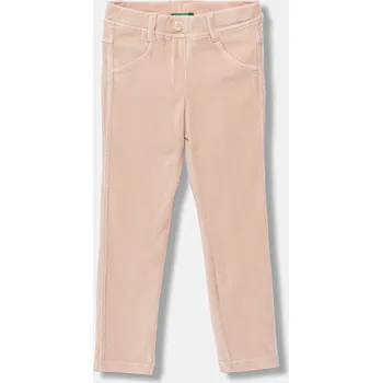 Dětské kalhoty United Colors of Benetton růžová barva, 4DZBGE00L 4DZBGE00L.P.Season.9BYA 24X, vel. 116