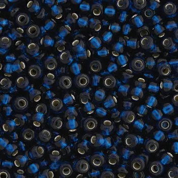 Korálek PRECIOSA ORNELA Rokajlové korálky - PRECIOSA rokajl 10/0 stříbrný průtah (67100) č. 91