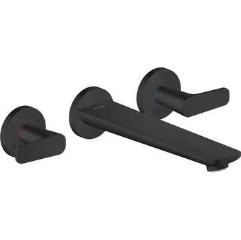 Vodovodní baterie Axor Citterio C - Tříotvorová vanová baterie pod omítku, černá matná 49482670