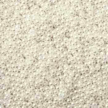 Dětské navlékací korálky Plastové korálky imitace perel 3 mm