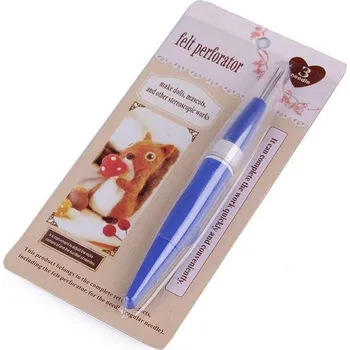 Pero na plstění s jehlami - 2 modrá