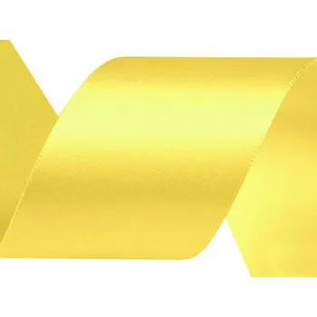 Stuha Atlasová stuha šíře 50 mm návin 22,5 metru - 15 žlutá světlá