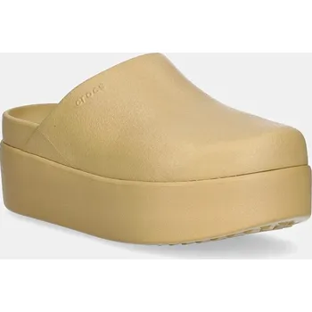 Dámská obuv Pantofle Crocs Dylan Platform Clog, 37/38, béžová, 12X