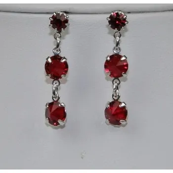 Náušnice Náušnice bižuterie - Náušnice s puzetou - 5802-0053 - C15 - Černá - černá