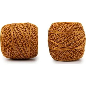 Příze Niťárna Česká Třebová Háčkovací a vyšívací příze Perlovka 85m hořčicová