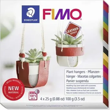 kreativní sada Staedtler FIMO sada Leather DIY Květináč na zavěšení